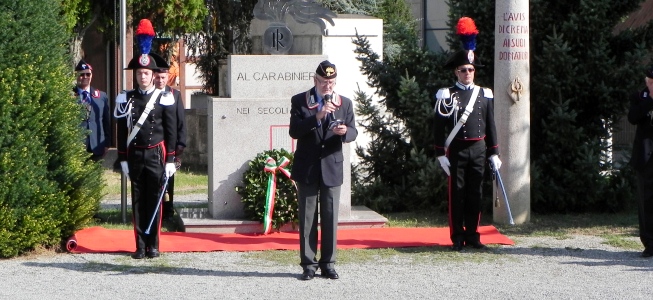 Cimitero maggiore di Crema, il presidente dell'Anc, Stefano Brusaferri (foto © Cremaonline.it)